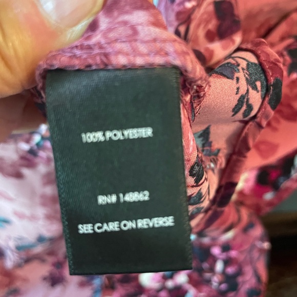 Torrid Floral Mauve Dress, Size 2 (2XL) - Picture 9 of 9